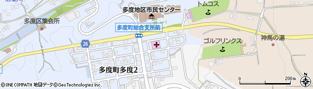 桑名市ふるさと多度文学館周辺の地図