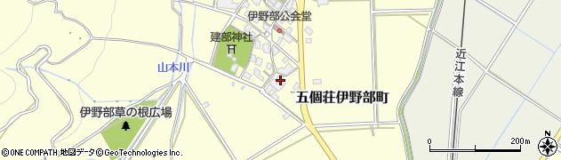 滋賀県東近江市五個荘伊野部町271周辺の地図