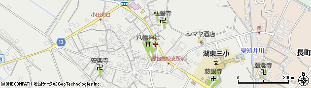 小田苅周辺の地図