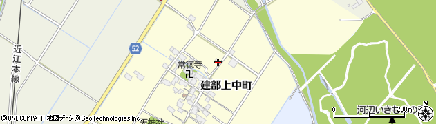 滋賀県東近江市建部上中町411周辺の地図