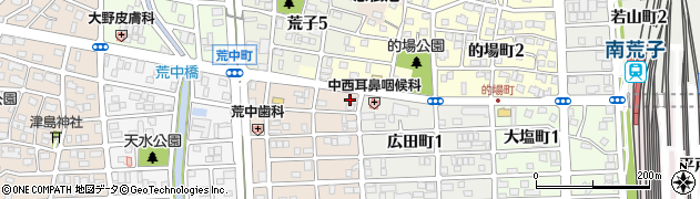 愛知県名古屋市中川区草平町1丁目2周辺の地図