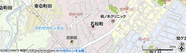 静岡県三島市若松町周辺の地図