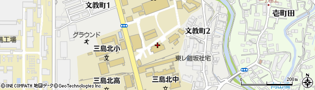 日本大学三島高校　職員室２年周辺の地図