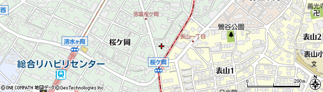 愛知県名古屋市瑞穂区彌富町（円山）周辺の地図
