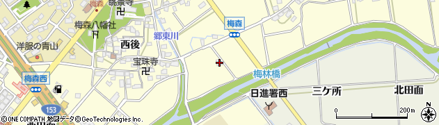 愛知県日進市梅森町上松49周辺の地図