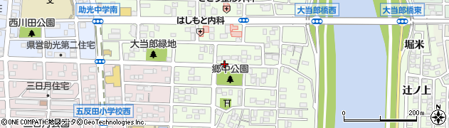 愛知県名古屋市中川区大当郎周辺の地図