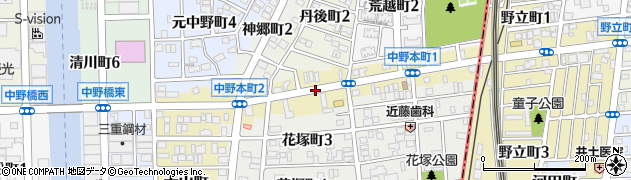 愛知県名古屋市中川区中野本町周辺の地図