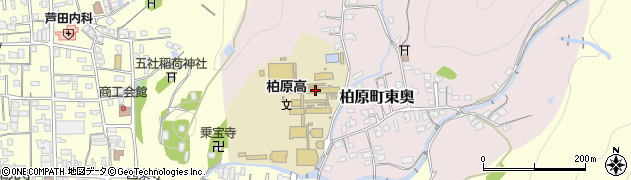 兵庫県立柏原高等学校周辺の地図