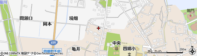 愛知県豊田市四郷町亀井74周辺の地図
