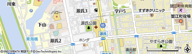 ピアゴ蟹江店周辺の地図