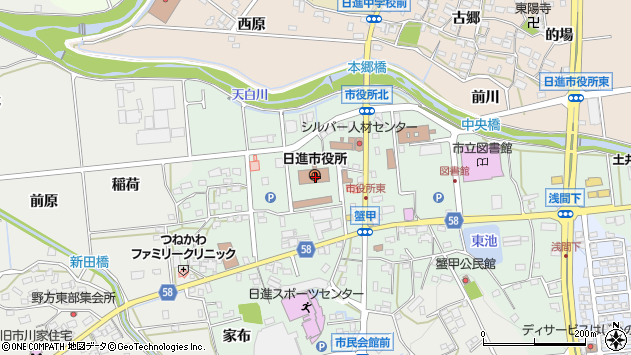 〒470-0100 愛知県愛知郡東郷町（以下に掲載がない場合）の地図