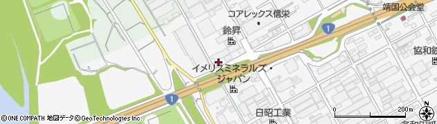 株式会社フジセイカン　五貫島工場周辺の地図