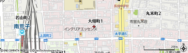 愛知県名古屋市中川区大畑町周辺の地図