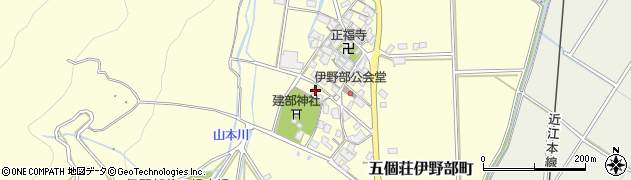 滋賀県東近江市五個荘伊野部町469周辺の地図