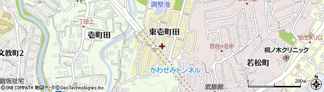 静岡県三島市東壱町田周辺の地図