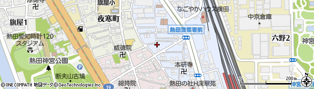 横田神社周辺の地図