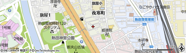 愛知県名古屋市熱田区夜寒町13周辺の地図