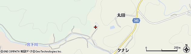 愛知県豊田市成合町（太田）周辺の地図