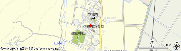 滋賀県東近江市五個荘伊野部町567周辺の地図