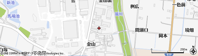 愛知県豊田市亀首町金山裏62周辺の地図