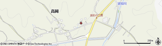 京都府京丹波町（船井郡）高岡（才ノ元）周辺の地図