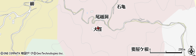愛知県豊田市大蔵連町（大窪）周辺の地図