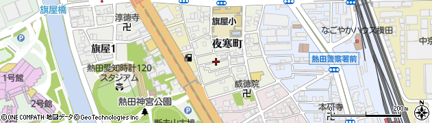 愛知県名古屋市熱田区夜寒町周辺の地図