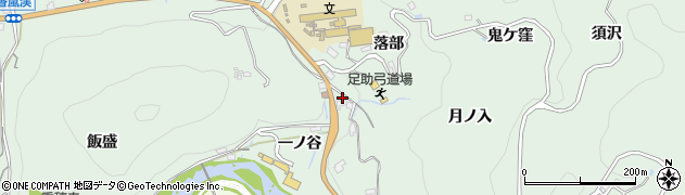 愛知県豊田市足助町一ノ谷52周辺の地図