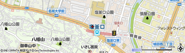 エコカーレンタカー　八事店周辺の地図