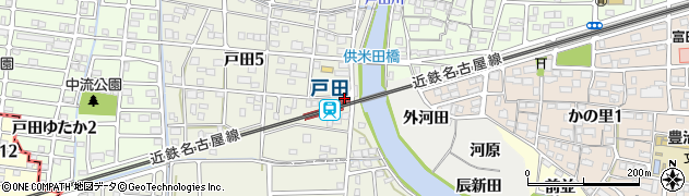 戸田駅周辺の地図