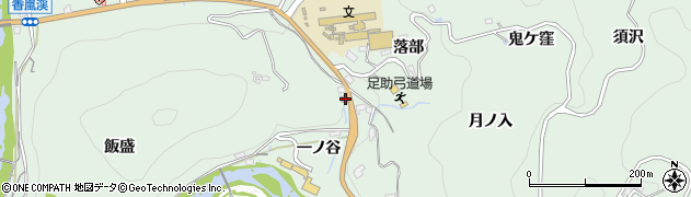 愛知県豊田市足助町一ノ谷15周辺の地図