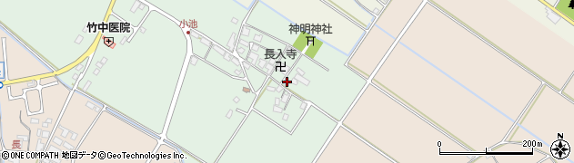滋賀県東近江市小池町80周辺の地図