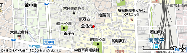 愛知県名古屋市中川区荒子町念仏池7周辺の地図
