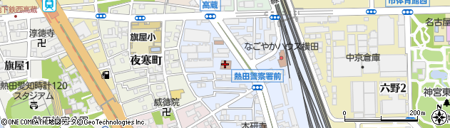 熱田警察署周辺の地図