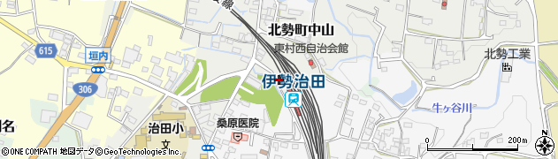 伊勢治田駅周辺の地図