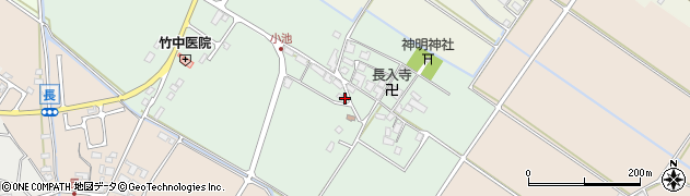 滋賀県東近江市小池町周辺の地図