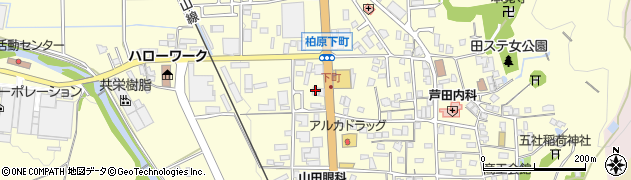 村上商事株式会社　柏原中央セルフＳＳ周辺の地図