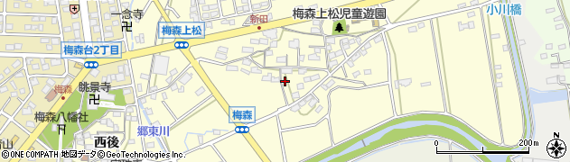 愛知県日進市梅森町上松330周辺の地図