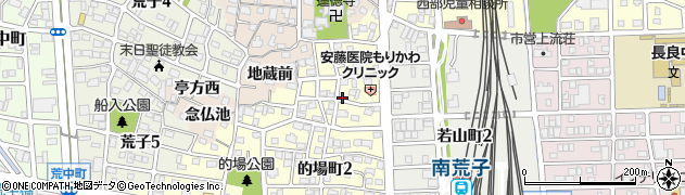 愛知県名古屋市中川区的場町1丁目周辺の地図