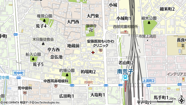 〒454-0862 愛知県名古屋市中川区的場町の地図