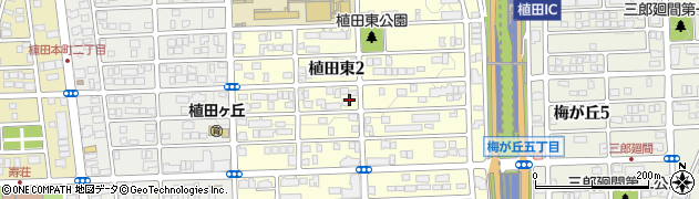 愛知県名古屋市天白区植田東周辺の地図