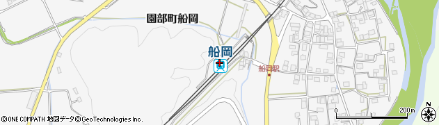船岡駅周辺の地図