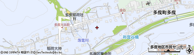 三重県桑名市多度町多度周辺の地図