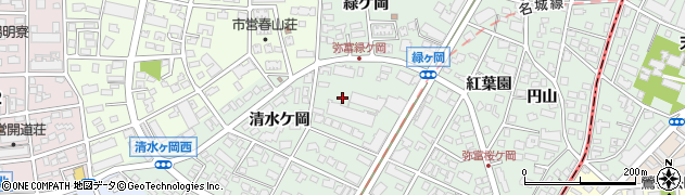 愛知県名古屋市瑞穂区彌富町周辺の地図