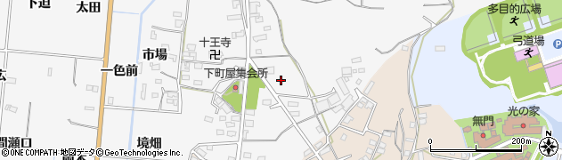 愛知県豊田市亀首町山川周辺の地図