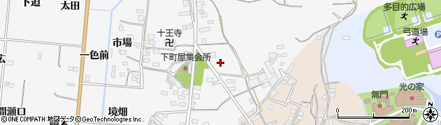 愛知県豊田市亀首町（山川）周辺の地図