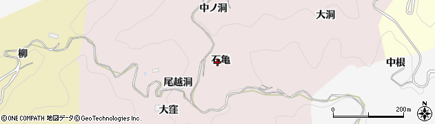 愛知県豊田市大蔵連町（石亀）周辺の地図