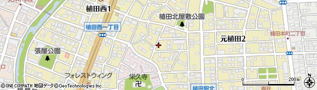 愛知県名古屋市天白区元植田3丁目周辺の地図