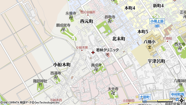 〒523-0081 滋賀県近江八幡市新栄町の地図