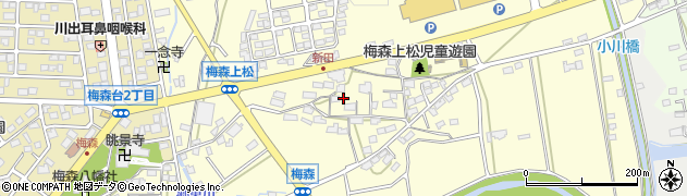 愛知県日進市梅森町上松323周辺の地図